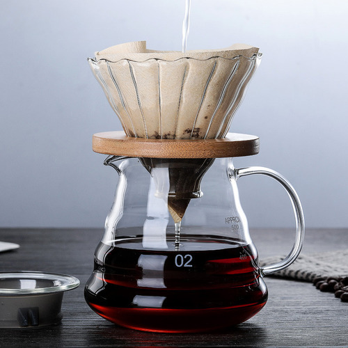 Filtros Reutilizables Con Gotero De Café De Madera Para V60