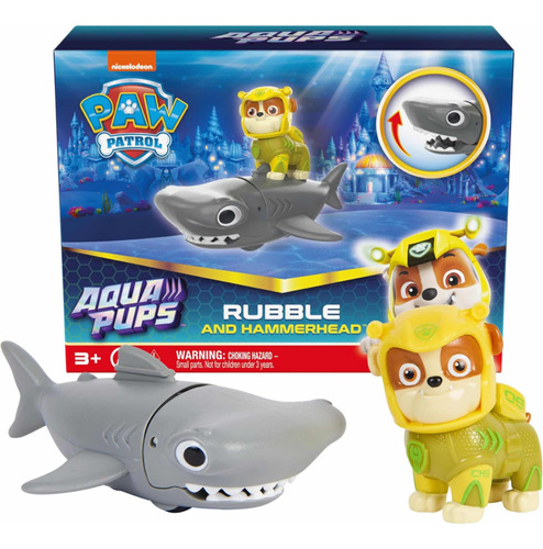 Paw Patrol Aqua Pups Rubble And Hammerhead