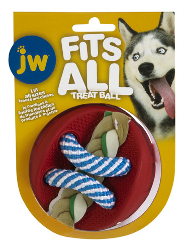 Jw Pet Fits  - Pelota De Juguete Para Perros, Color Rojo
