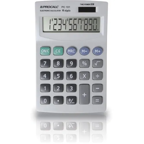 Calculadora De Mesa 10 Dig.mod.pc101 C/visor Incl. Procalc