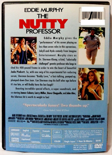 El Profesor Chiflado Eddie Murphy Dvd Importado Detalle (Usado)