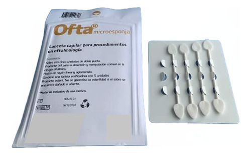 Ofta Lanceta Oftálmica Caja Con 25 Piezas