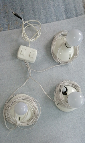 Instalación Lista Bombillos Led 12 24v Rosetas Switch Sensor