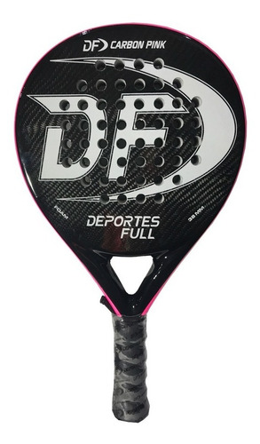 Imagen 3 de 3 de Paleta De Padel Modelo Df Pink + Full Carbono + Envio!!