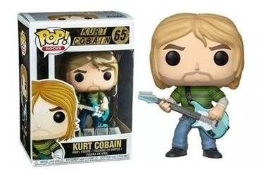 Imagen 2 de 2 de Kurt Cobain Nirvana Funko Pop Rocks 65 Original Importado
