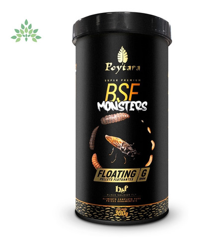 Ração Poytara Monster Bsf Floating 300g G