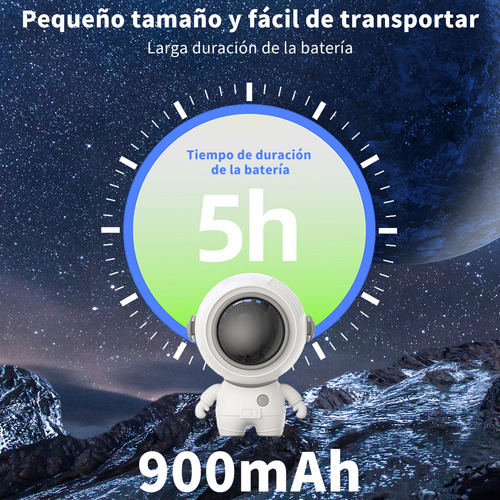 Astronautas Mini Ventilador De Mano Portátil Usb Sin Aspas