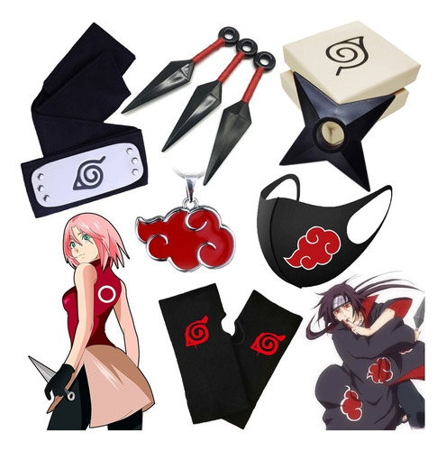 Banda De Cosplay De Naruto Blade Itachi Y Kunai Shuriken