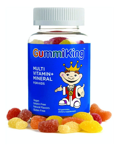 Multivitamínico+Mineral para niños, 60 gomitas gomitas con sabor a fruta