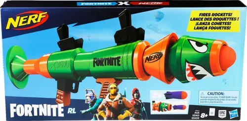 Bazuca Fortnite/ Nerf Lanzadora De Cohetes Rl (verde)