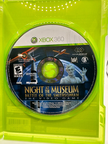 Night At The Museum Battle Of The Smithsonian - Xbox 360 (Reacondicionado)