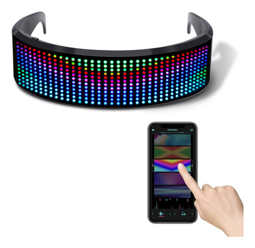 Gafas De Luz Led Cokotee, Gafas Luminosas Bluetooth A Todo C