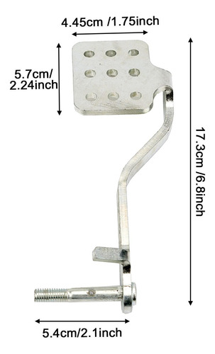 Pedales De Kart Pedal De Freno Y Accesorio De Sin Cable