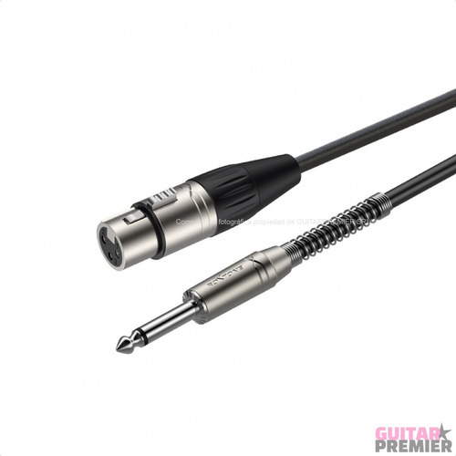 Imagen 4 de 8 de Cable Para Microfono Canon Plug Ficha Profesional 6 Metros