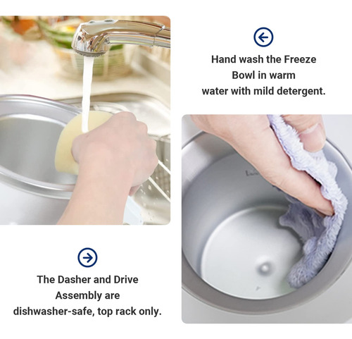 Acessório Para Máquina De Sorvete Innomoon Para Kitchenaid 4