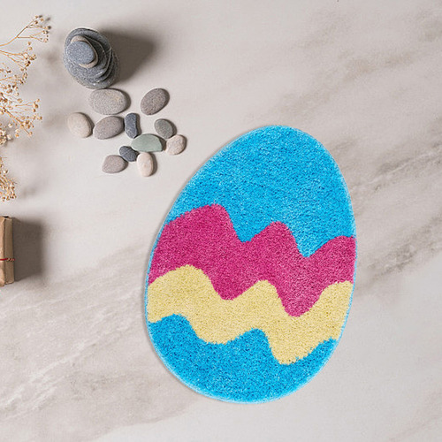 Alfombrilla Absorbente Para Baño, Diseño De Conejo De Pascua