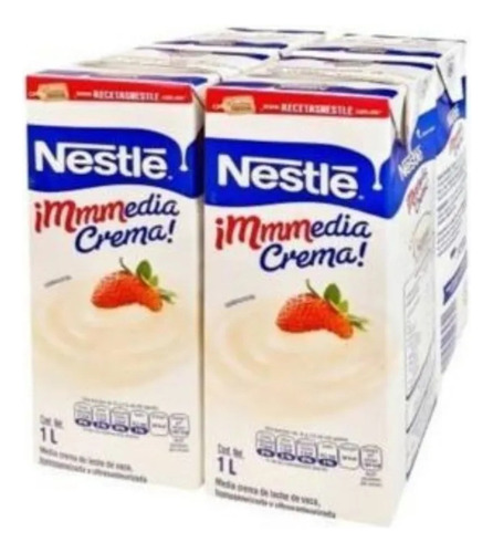 Media Crema Nestle 4 Tetrapack De  L C/u