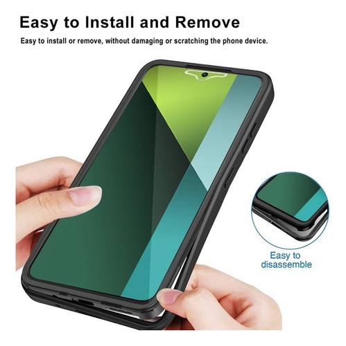 Funda De Cobertura Total Para Xiaomi Redmi Note 13 5g Para X