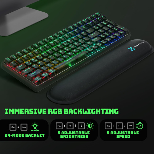 Teclado Mecánico Inalámbrico Para Juegos Taiahiro 100 Teclas
