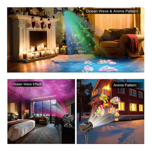 Luces Led Para Proyectores De Copos De Nieve