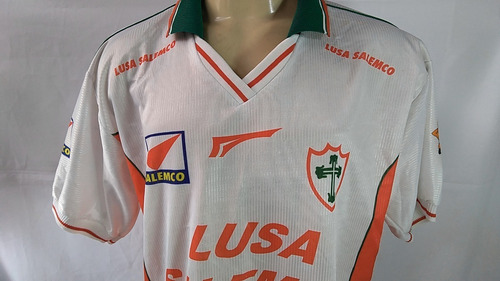 Camisa De Futebol Da Portuguesa Lusa Salemco 1997 Rhumell