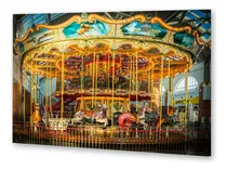 Comprar Cuadro 40x60cm Carrusel Calesita Caballo Parque Juegos M4