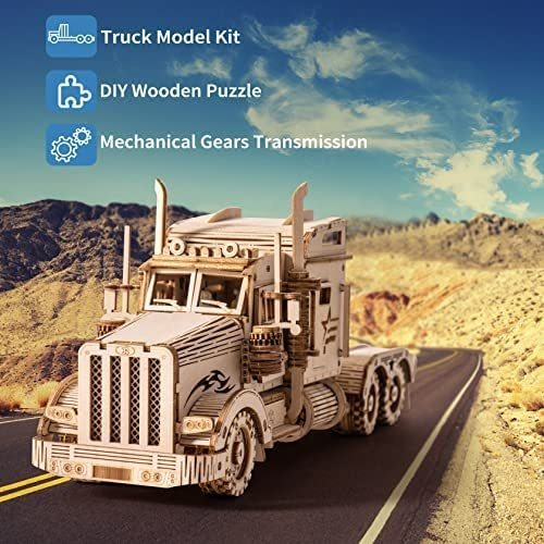 Kit De Modelo De Coche Rowood Para Construir, Rompecabezas D