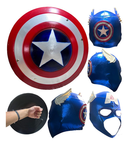 Escudo De Capitán América Para Disfraz Niño
