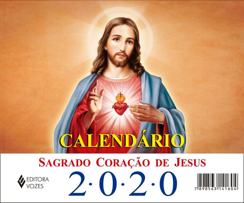 Livro Calendário De Mesa S. C. J. 2020