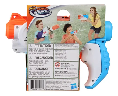 Nerf Super Soaker - Piranha Pistola De Agua