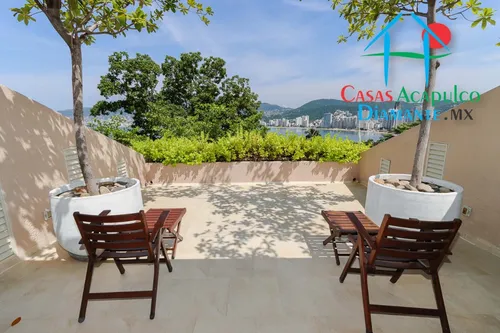Cad Vista Azul. Terraza Con Alberca Y Espectacular Vista A La Bahía