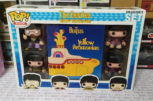 Funko Pop Set Yellow Submarine Beatles Paul John Ringo Georg (Usado)