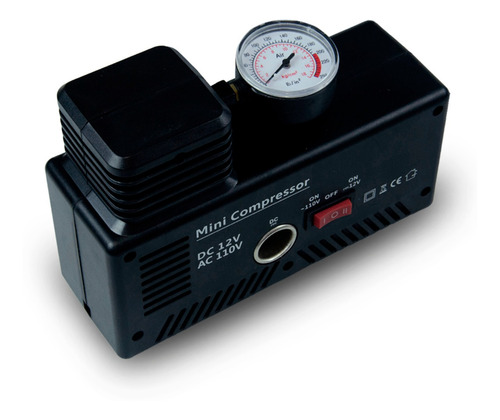 Mini Compressor De Ar 2 Em 1 110psi 110v 30l/min Importway