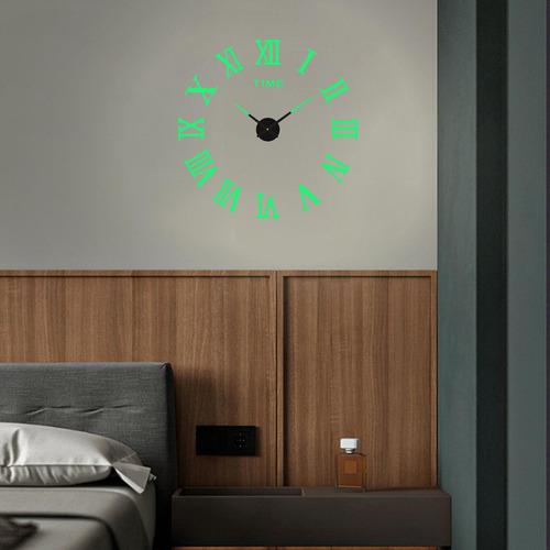 Pegatinas Luminosas De Reloj De Pared Sin Marco Decorativas
