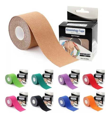 Venda Cinta Tape Kinesiologia Tape Terapéutica 5mx5cm