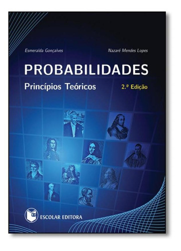 Probabilidades, De Esmeralda Gonçalves. Editora Escolar Editora - Grupo Decklei, Capa Mole Em Português