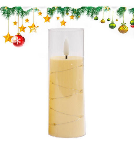 Velas Led Realistas Luces De Cadena De Velas Sin Llama Velas