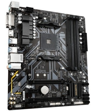 Motherboard Gigabyte B450m Ds3h V2 Amd Ryzen Am4