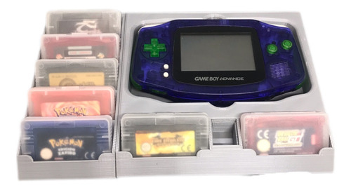 Soporte Para Gameboy Advance + Bandeja Cartuchos Stand