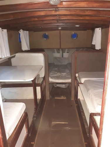 Barco Crucero Clásico Parodi De Madera Enfibrada