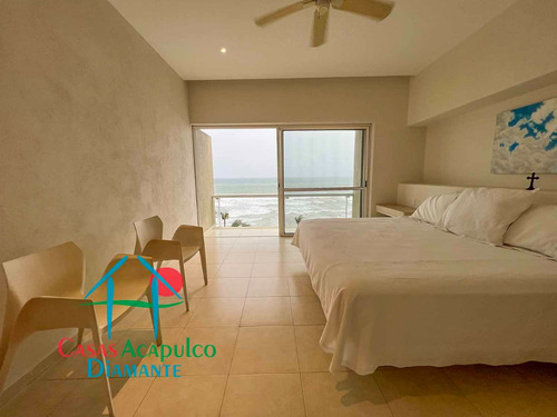 Cad Playamar Diamante T2 501. Depa De Playa Con Terraza Y Vista Al Mar