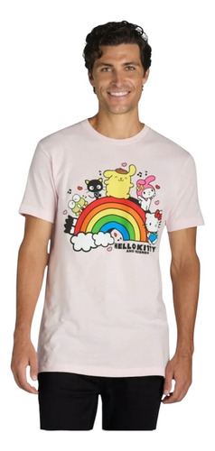 Camiseta Con Gráfico Hello Kitty And Friends Hombre