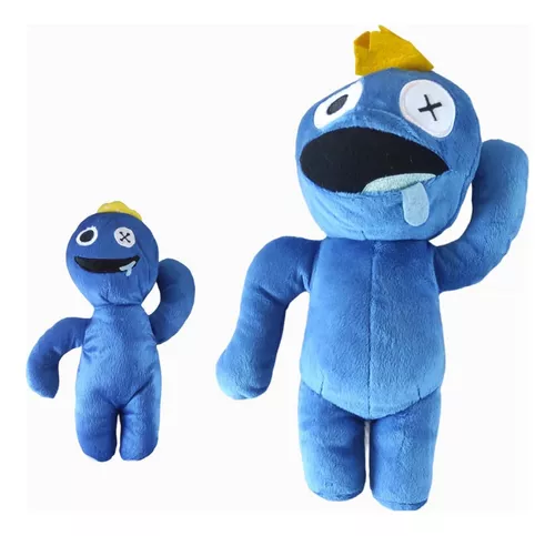 Bonecos Blue Babão Rainbow Friends Jogo Roblox Azul Pelúcia