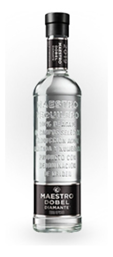 Caja De 12 Tequila Maestro Dobel Diamante Cristalino 700 Ml