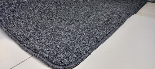 Carpeta Alfombra Boucle Gris Con Orillado 2x2,5mts