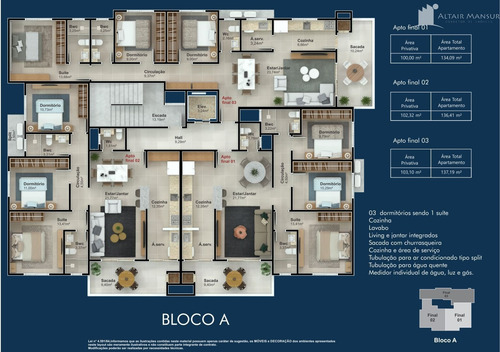 Imagem 15 de 18 de Residencial Terra E Mar, Apartamentos 3 Quartos Sendo 1 Suíte - 1292