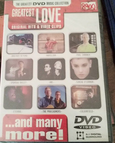 Dvd Original Greatests Love Songs Varios Artistas