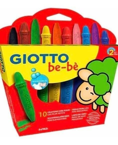 Crayon Giotto Cera Bebe 10 C