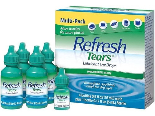 Refresh Tears Gotas Lubricantes Para Ojos 4pzs 15ml + 1p 5ml