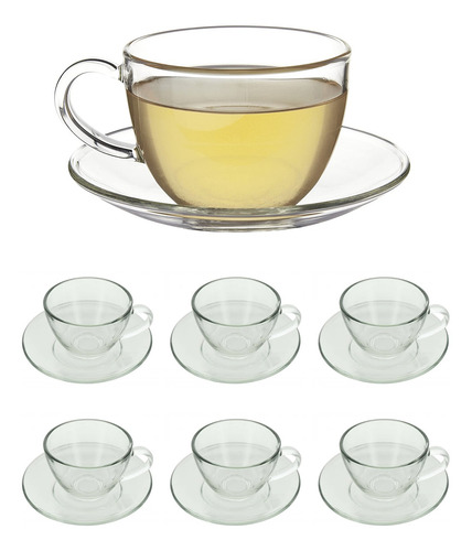 Imagen 1 de 6 de Juego De Tazas Para Te Con Pocillos 12 Piezas Oferta